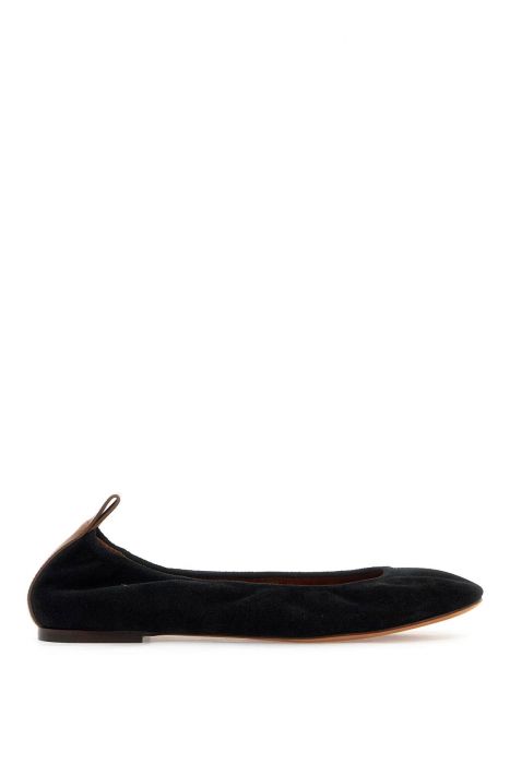 lanvin ballerine in suede
