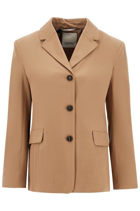 's max mara three-button cotton blazer for men