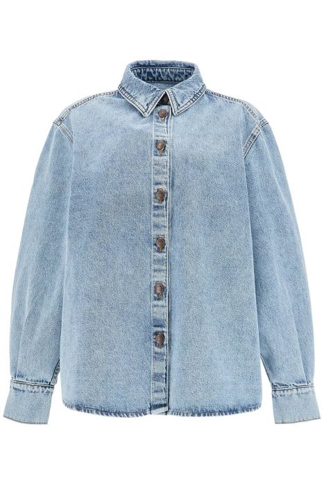 magda butrym denim oversized shirt for women
