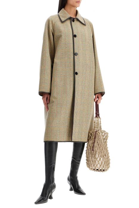 bottega veneta 'prince of wales check coat'