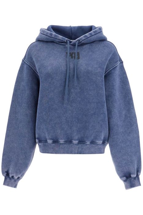 alexander wang boxy hoodie with hood
