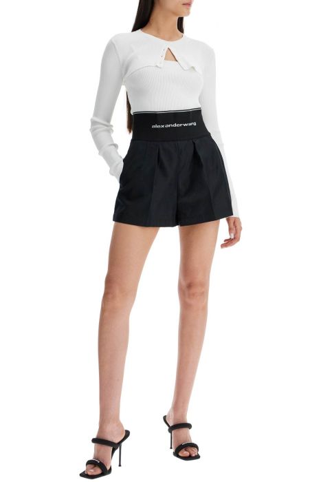 alexander wang two-piece cropped set