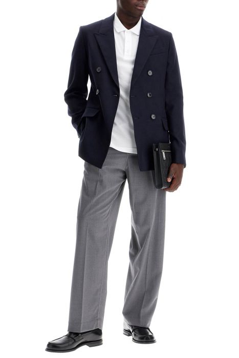 ami alexandre matiussi double-breasted wool jacket
