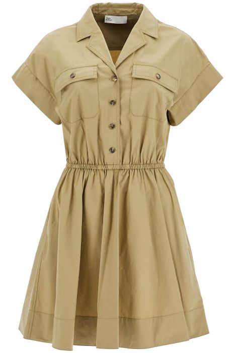 tory burch mini poplin chemisier dress