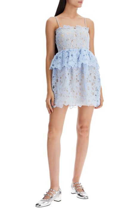 self portrait mini organza lace dress in 9