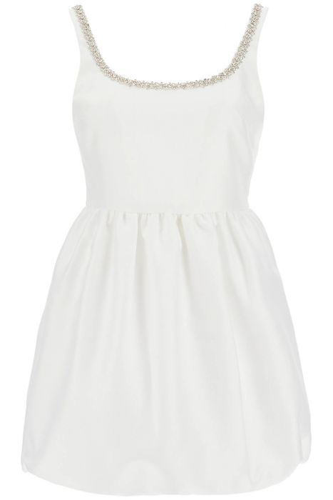 bra632 mini balloon dress with crystals