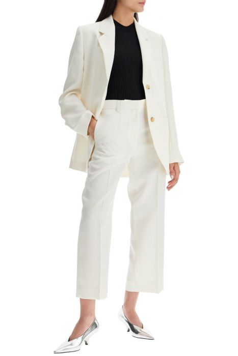 toteme single-breasted canvas blazer