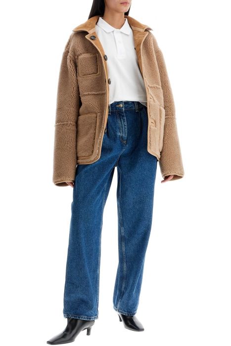 saks potts ada reversible shearling jacket