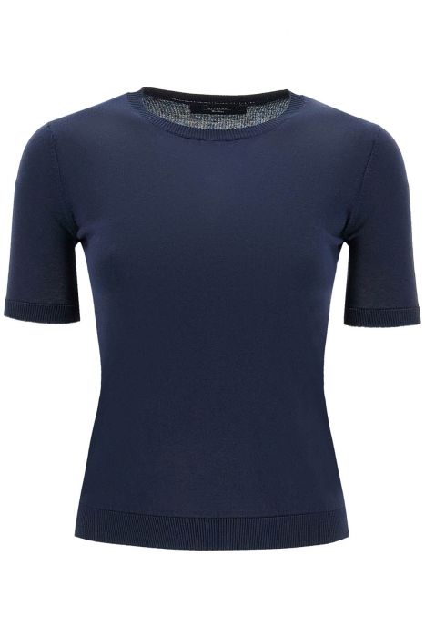 weekend max mara silk and cotton 'agro' knit top