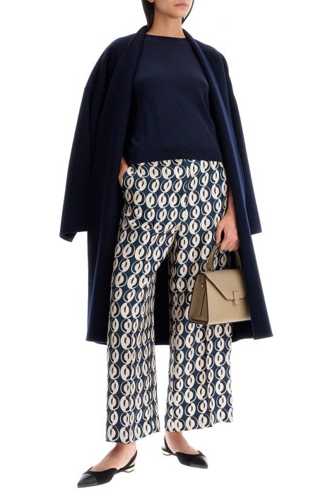 weekend max mara silk and cotton 'agro' knit top
