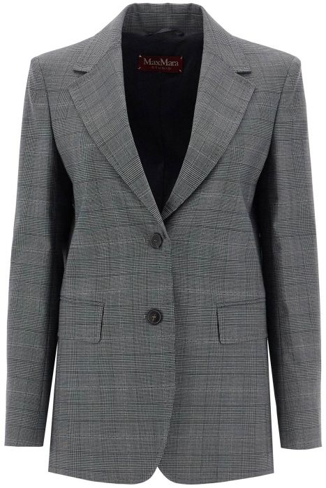 max mara studio 'david' prince of wales wool blazer