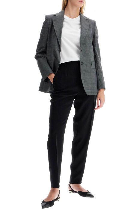 max mara studio 'david' prince of wales wool blazer