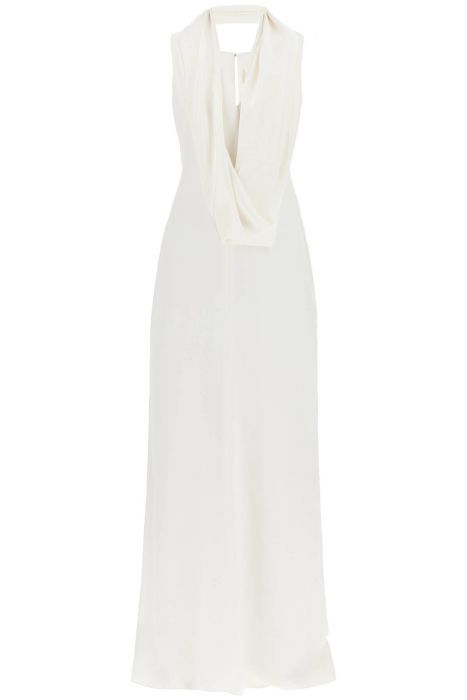 max mara maxi silk crãªpe de chine dress