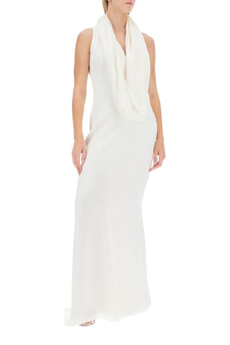 max mara maxi silk crãªpe de chine dress