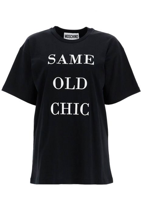 moschino "oversized t-shirt with same old