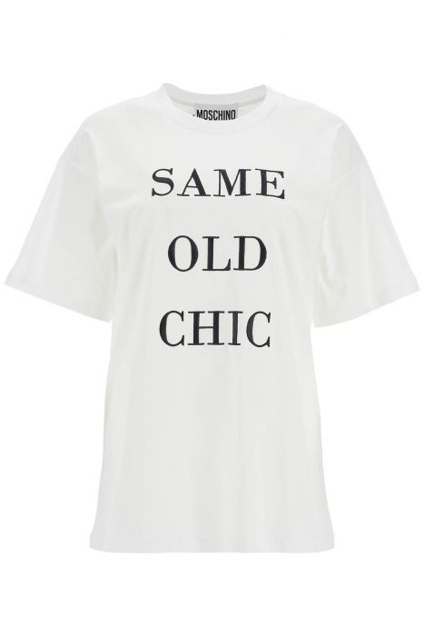 moschino "oversized t-shirt with same old