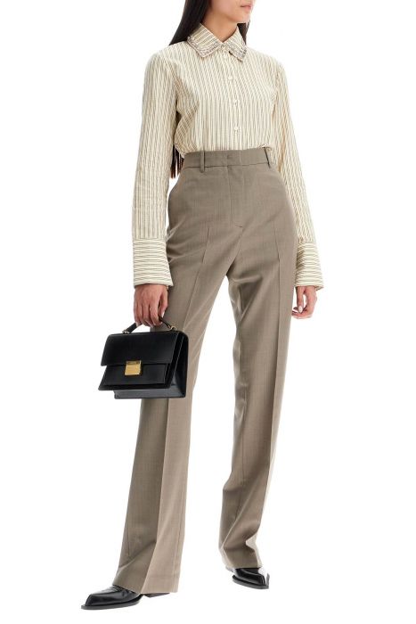 golden goose lightweight tailored wool trousers