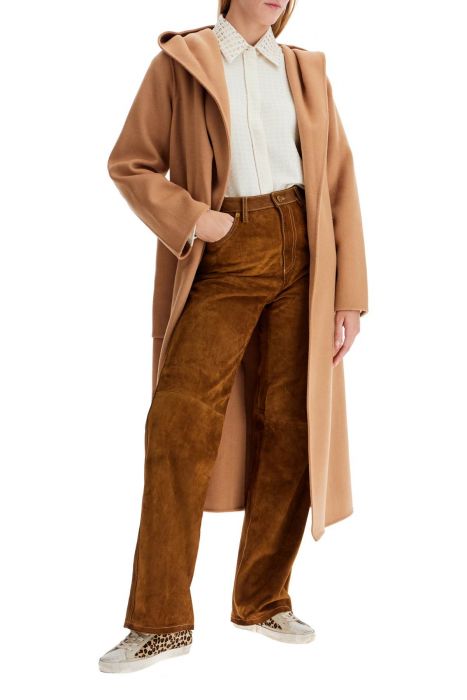 golden goose suede leather pants for men