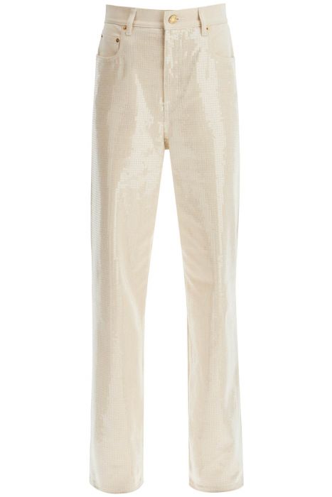 golden goose sequin embellished jeans