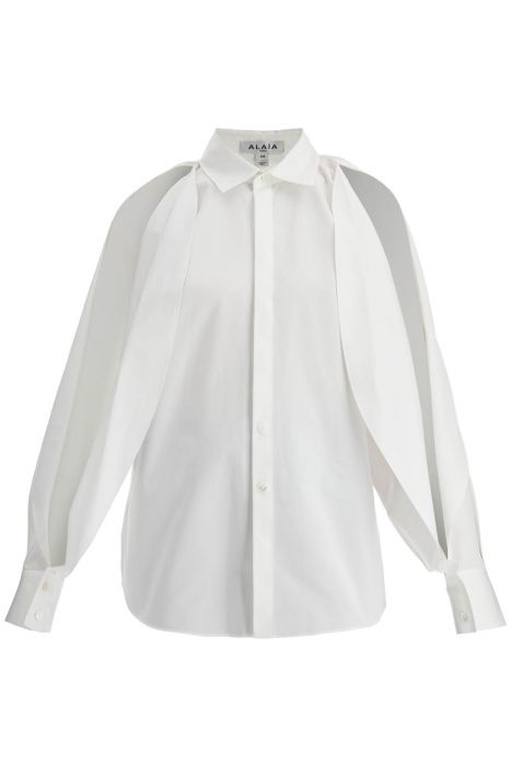 alaia 'blouse with balloon sleeves'
