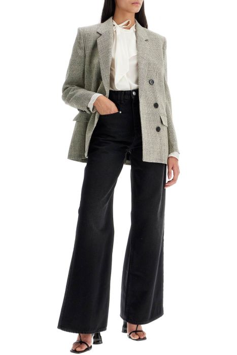 isabel marant 'madina' checked double-bre