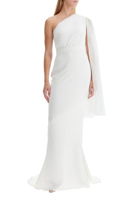 max mara one-shoulder chiffon and c