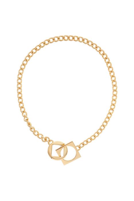 jacquemus collana 'le collier rond carré'