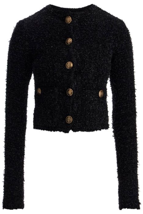 balenciaga cropped tweed jacket for