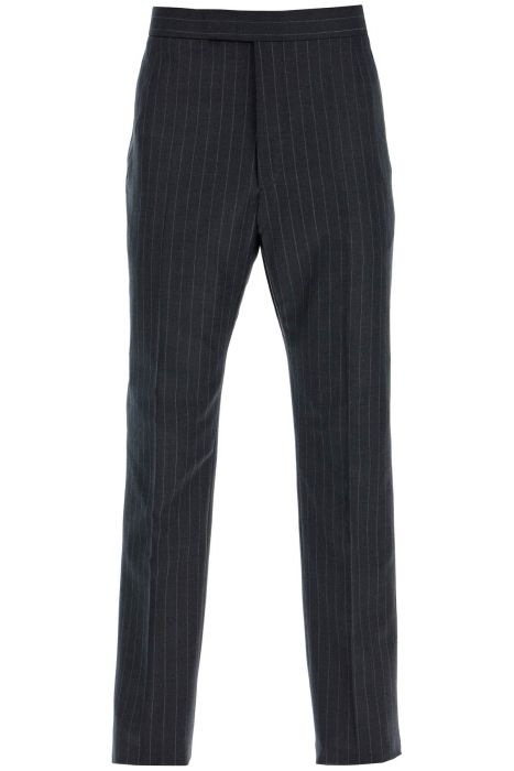 thom browne striped wool trousers