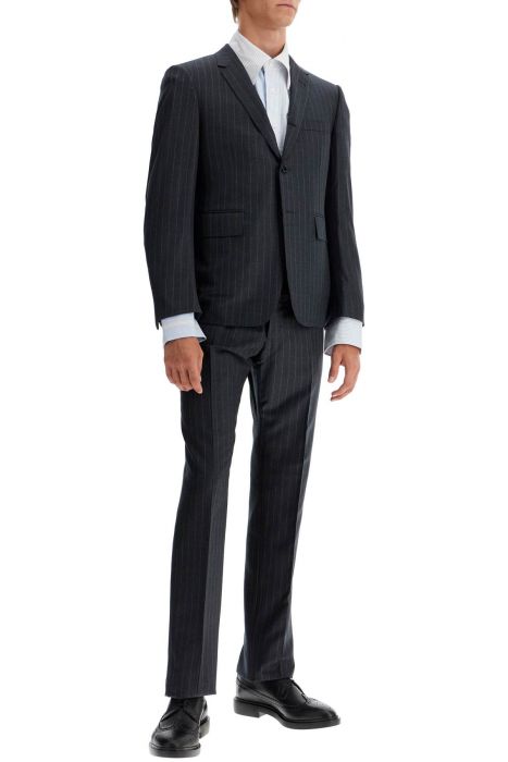 thom browne striped wool trousers