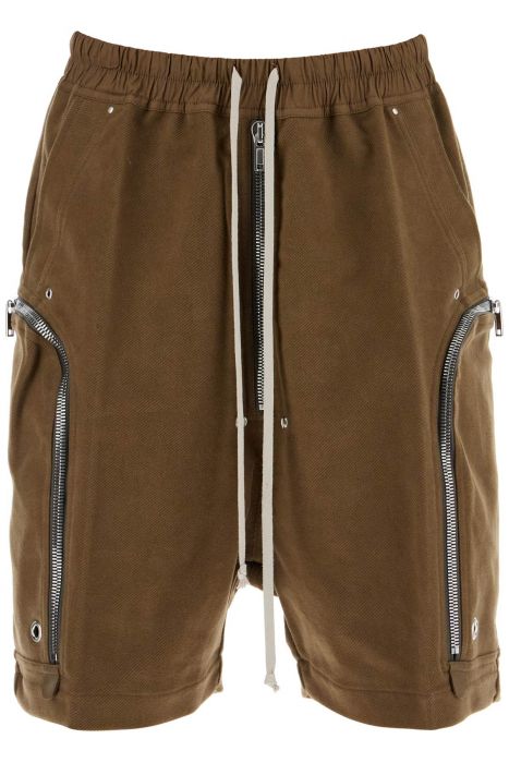 rick owens cargo pocket shorts