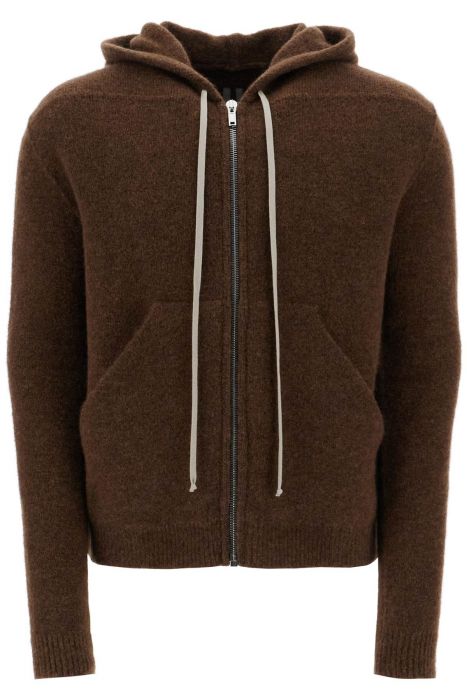 rick owens knitted sweatshirt