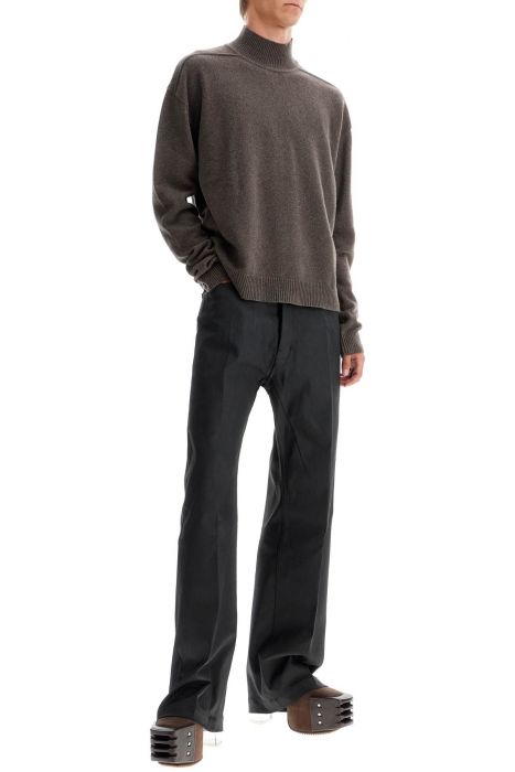 rick owens high-neck cashmere pullover sweater