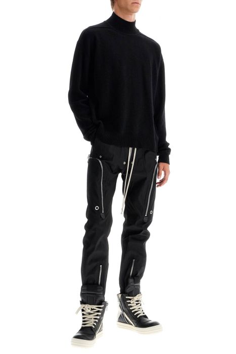 rick owens high-neck cashmere pullover sweater