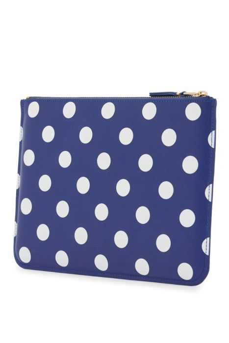 comme des garcons wallet polka dots pouch