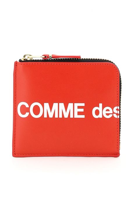 comme des garcons wallet huge logo wallet