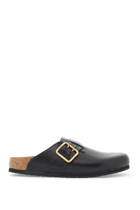 birkenstock boston bold leather clog with sab