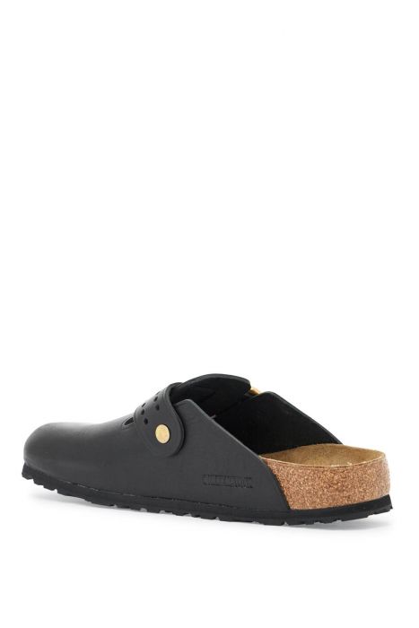 birkenstock boston bold leather clog with sab