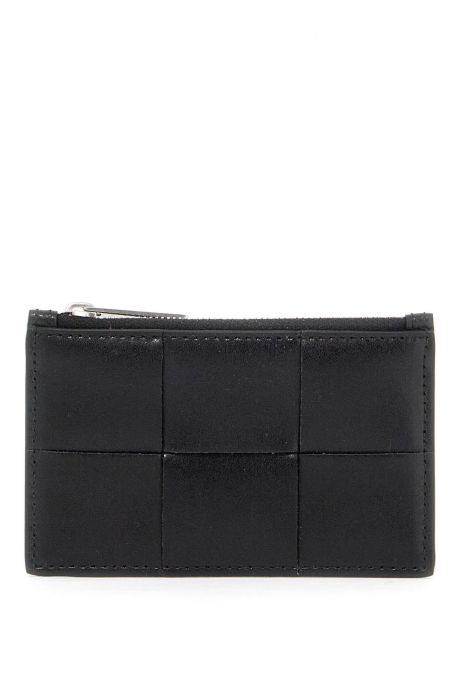 bottega veneta leather card holder with cass