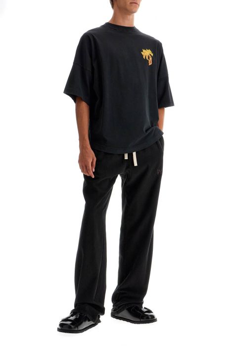palm angels 'burning palm oversized t