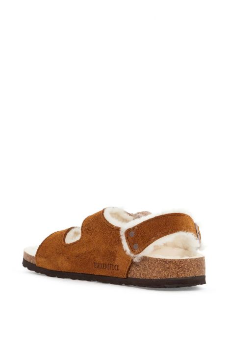 birkenstock milan shearling
