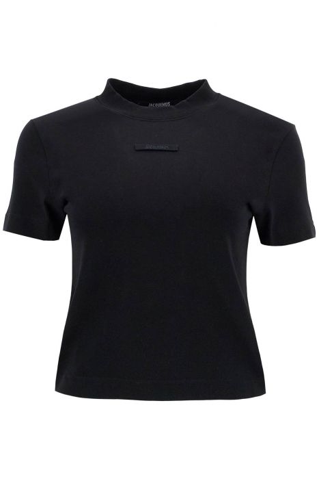 jacquemus the gros grain t-shirt with