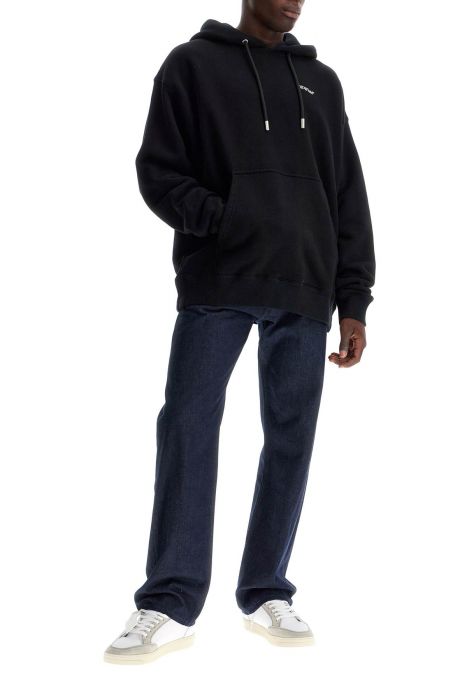off-white embroidered logo jeans with