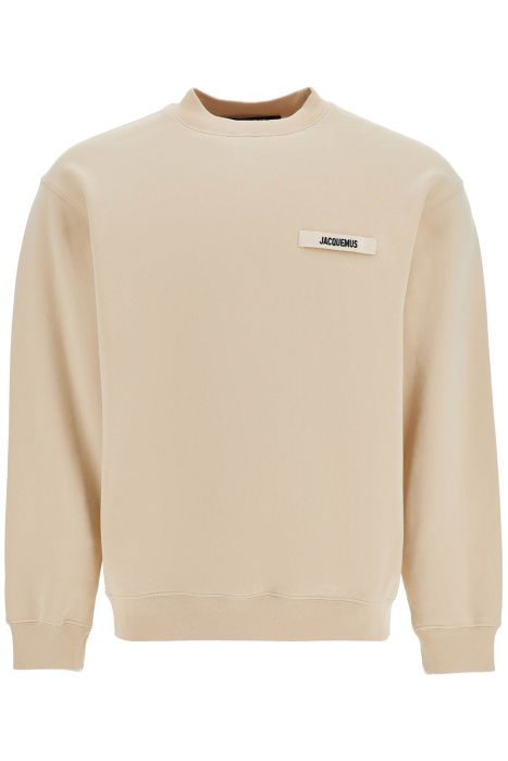 jacquemus 'round neck sweatshirt with gros grain