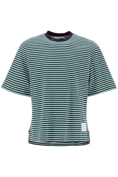 thom browne "striped oversized jersey t-shirt"