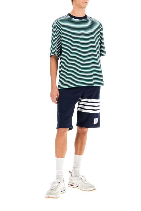 thom browne "striped oversized jersey t-shirt"