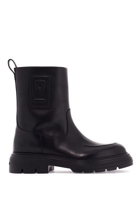 ferragamo shearling-lined ankle boots
