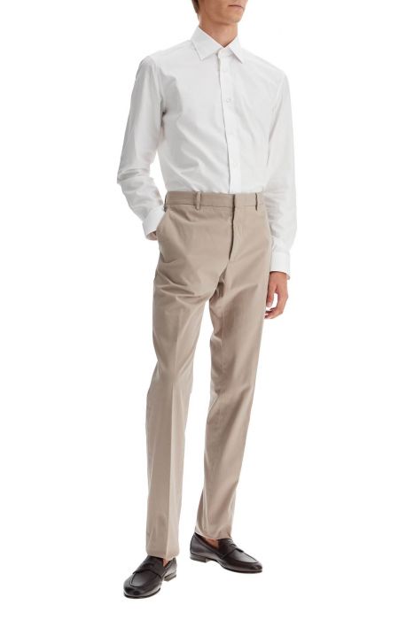 vincenzo di ruggiero slim fit twill shirt for men