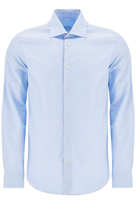 vincenzo di ruggiero camicia slim fit in twill
