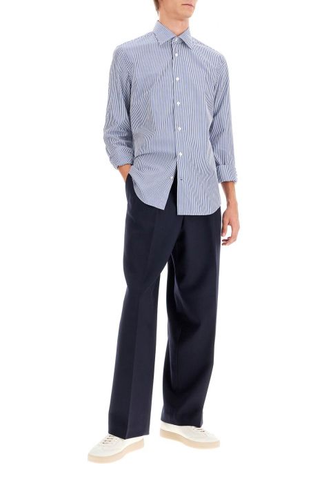 vincenzo di ruggiero slim fit twill shirt for men